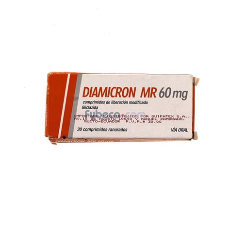 Diamicron Mr 60 Mg Unidad Fybeca