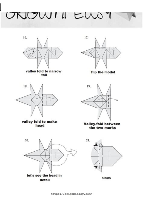 Animals ⭐ How To Make An Origami Lizard Origami Easy