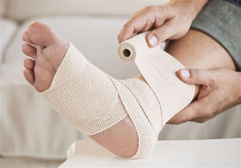 How To Wrap A Sprained Ankle Method Steps And Care