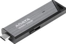 Флешка USB (Type-C) A-Data UE800 256ГБ, USB3.2, серебристый [aeli-ue800 ...