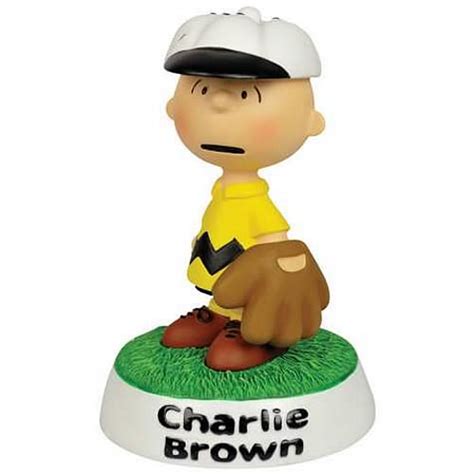 Peanuts Charlie Brown Baseball Mini Statue