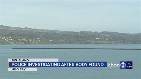 Body Found Floating In Waters Off Big Island Youtube