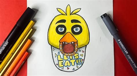 How To Draw Chica Five Nights At Freddy S Movie How To Draw Fnaf