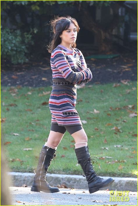 Jenna Ortega Films Running Scenes For Beetlejuice In Boston Photo