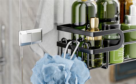 Hapirm Shower Caddy Hanging Shower Shelf No Drilling Bathroom Shower