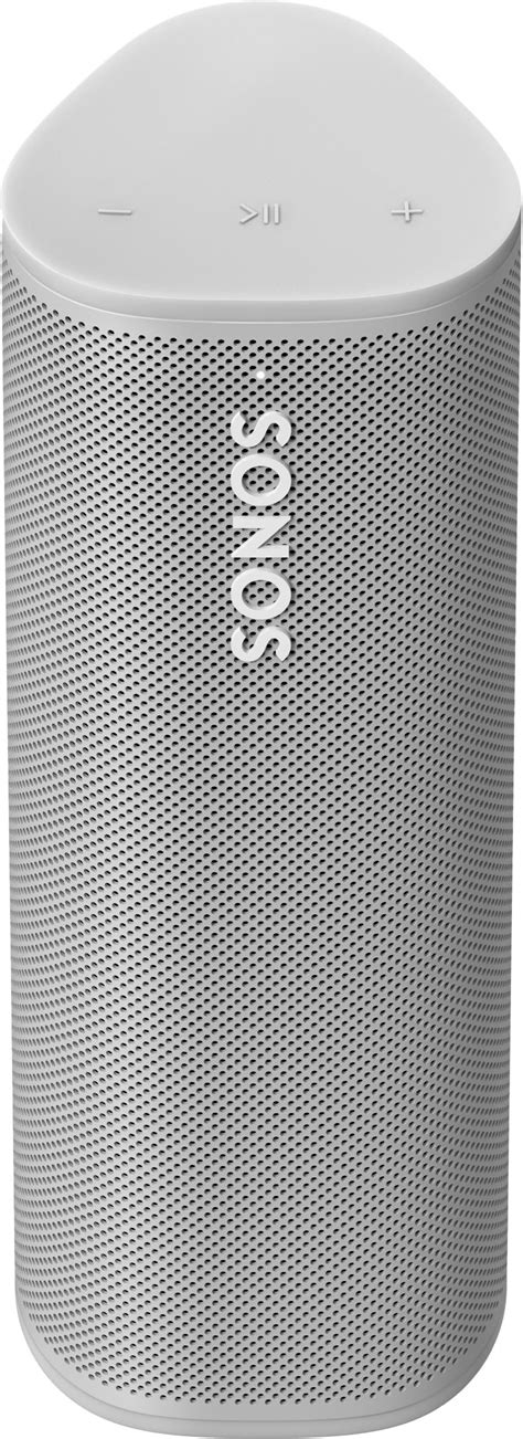 Best Buy Sonos Roam SL Portable Bluetooth Wireless Speaker Lunar White