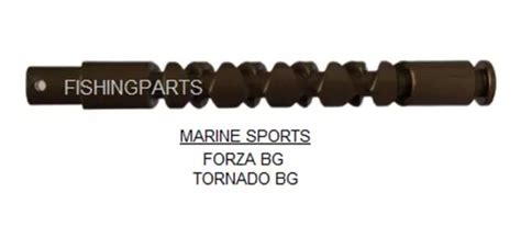 Pe A Carretilha Tornado Bg Ou Forza Bg Eixo Sem Fim Mercadolivre