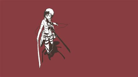 Mikasa Ackerman HD Wallpaper from Attack on Titan