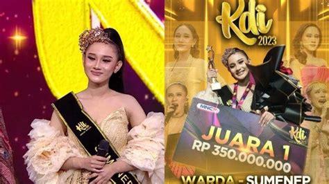 Sosok Warda Juara 1 KDI 2023 Asal Sumenep Ternyata Mahasiswi Dari