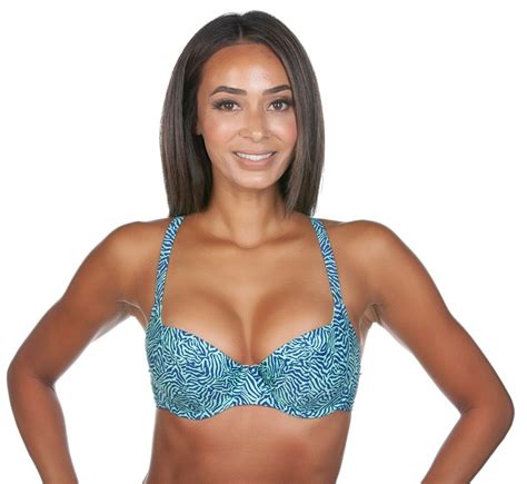 Panache Hattie Floral Underwire Balconette Bikini Swim Top Swimwear