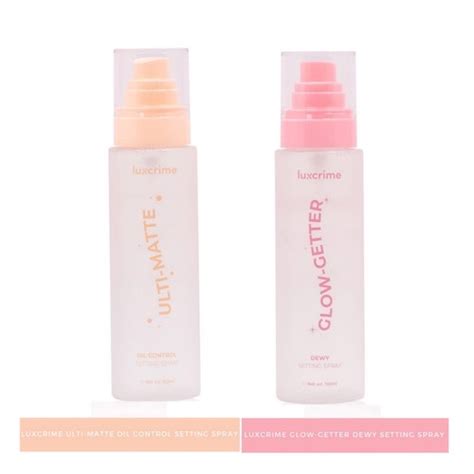 Jual Luxcrime Setting Spray Glow Getter Dewy Ulti Matte Oil Control