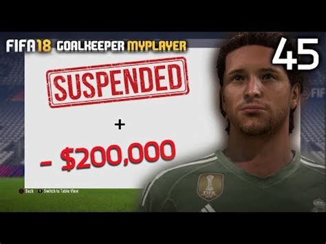 Suspended And Fined Fifa Career Mode Goalkeeper W Storylines