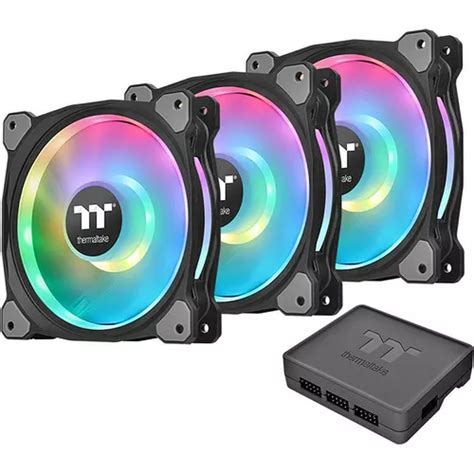 Thermaltake Riing Duo RGB TT Premium 140 Mm Pack De 3 Ventilateur