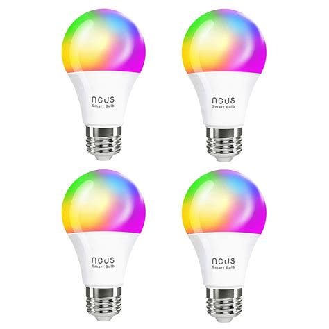 Pachet X Bec Led Nous P Smart Wifi Rgb A W Lm E Smart Ro