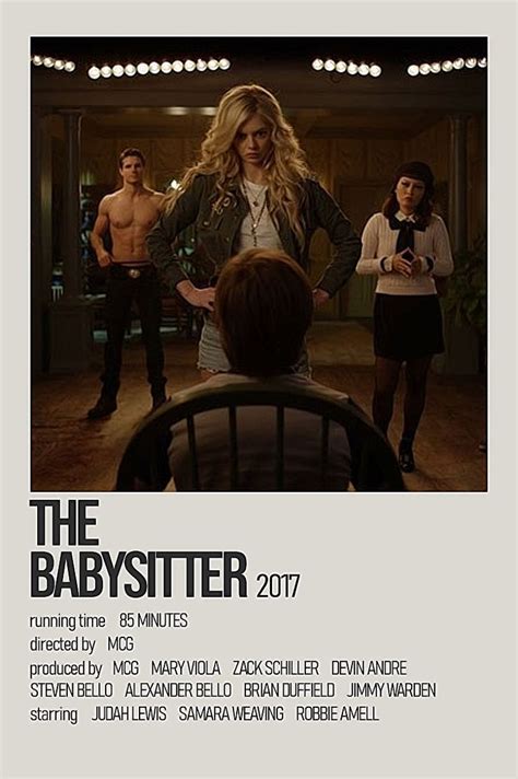 The Babysitter Movie Poster | Babysitter movie, Movie posters ...