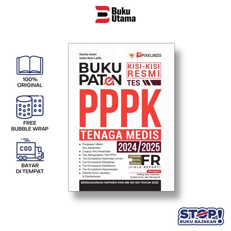 Jual Buku Paten Bahas Kisi Kisi Tes Pppk Tenaga Medis Cat