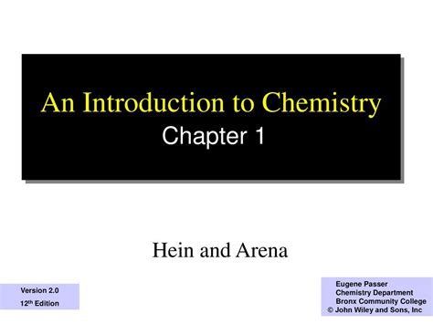 An Introduction To Chemistry Chapter 1 Ppt Download