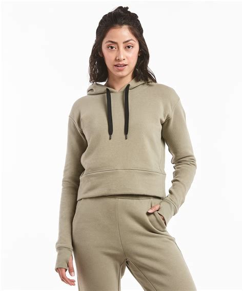 Luxe Fleece Cropped Hoodie In Sage Public Rec Luxe Fleece Set Review