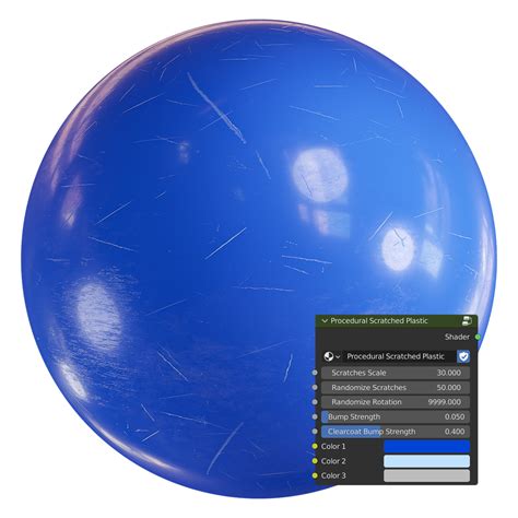 Procedural Scratched Plastic Free Plastic Materials Blenderkit