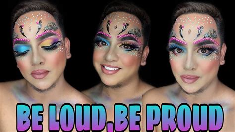 Pride Month Makeup Look Rainbow Lgbtq Youtube