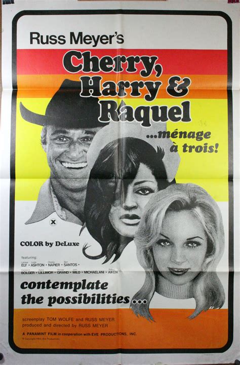 CHERRY, HARRY & RAQUEL, Russ Meyer film poster - Original Vintage Movie ...