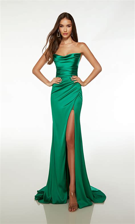 Formal Dress 61571 Long Off The Shoulder Neckline Fit N Flare