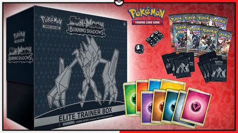 Pok Mon Tcg Unbox Elite Trainer Box Burning Shadows Youtube