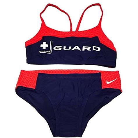 Nike Guard Sport Top 2 Piece Swimsuit Girls Size 28 Girls12 You