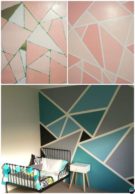 DIY Patterned Wall Painting Ideas and Techniques [Picture Instructions]