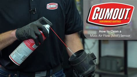 How To Clean A Mass Air Flow Maf Senor With Gumout Mass Air Flow