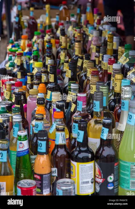 Tombola Prizes At Village Fete Stock Photo Alamy