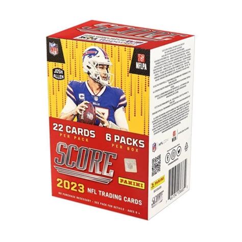 2023 Panini Nfl Score Football Trading Card Blaster Box : Target