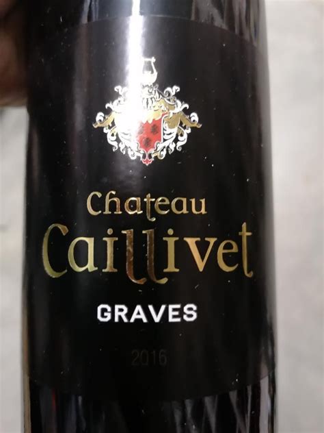 2020 Château Caillivet France Bordeaux Graves CellarTracker