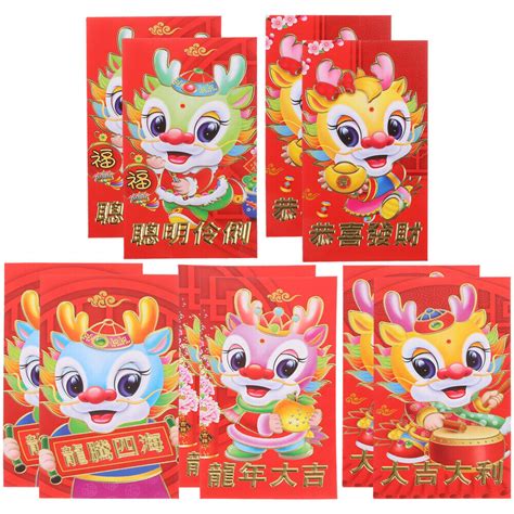 Chinesische Rote Umschl Ge Drache Hong Bao Ebay