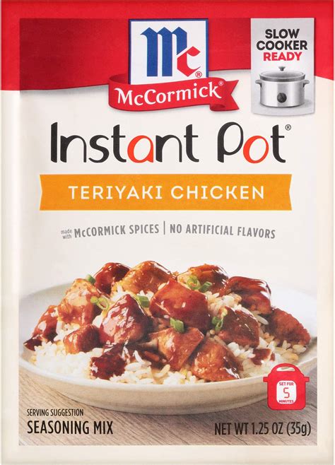 Mccormick Instant Pot Teriyaki Chicken Seasoning Mix 125