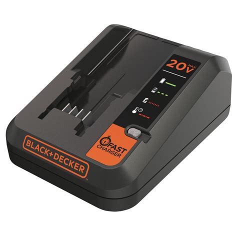 Black Decker 20 Volt Max Power Tool Battery Charger At