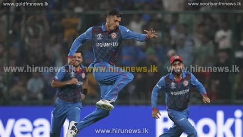 Afghanistan Stuns Defending Champions England In Cricket World Cup