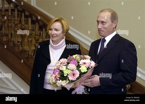 Russian President Vladimir Putin And His Wife Lyudmila Putin Getting