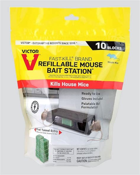 Departments - Victor Mouse Bait Station Refill 10 Pack