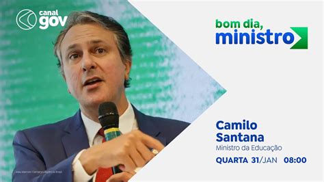 Ministro Camilo Santana fala sobre educação SP AGORA