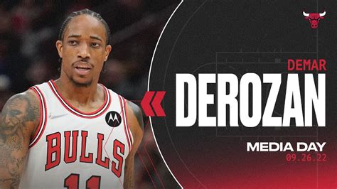 Live Demar Derozan Media Day Press Conference Youtube