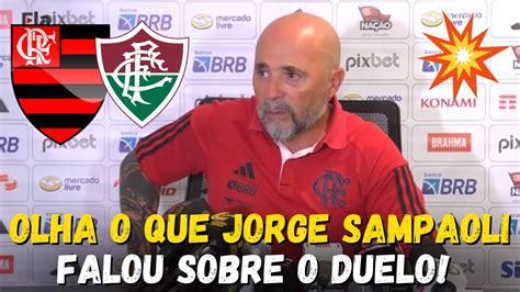 OLHA ISSO POR ESSA SAMPAOLI NÃO ESPERAVA NOTÍCIAS DO FLAMENGO