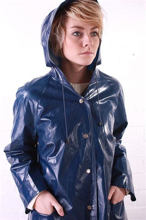 Rukka Rukka Suomi Legenda Vinyl64 Photos Raincoat Blue Raincoat Pvc Raincoat