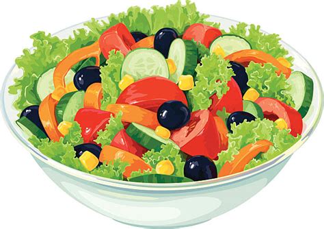 Royalty Free Salad Clip Art, Vector Images & Illustrations - iStock