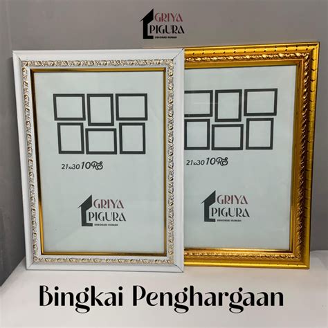 Jual Pigura Foto Rs Ukir Bingkai Sertifikat Penghargaan A X Cm