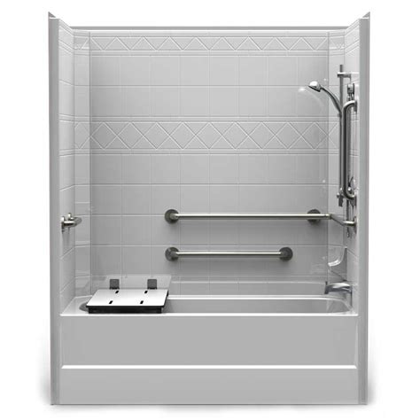 Single Piece Tub Shower 60"x32"x72" Shower/Tub Combo | DTS6032CPR ...