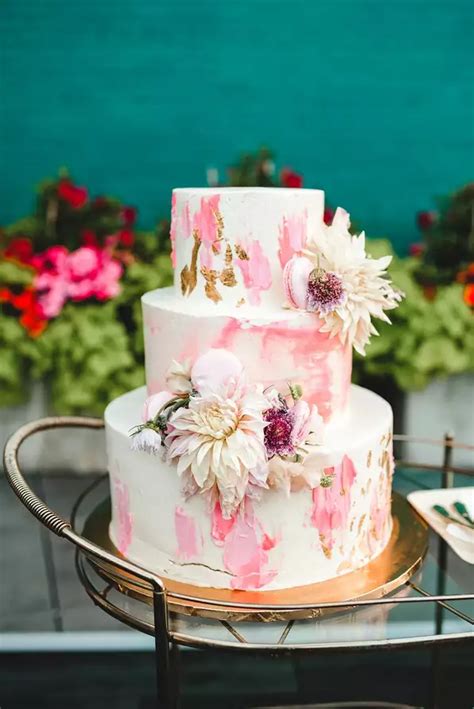 Delicious Looking And Rustic Boho Wedding Cakes Shaadiwish