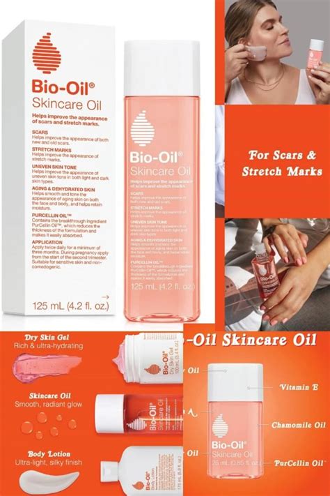 Bio Oil Skincare Body Oil Serum For Scars And Stretchmarks Face