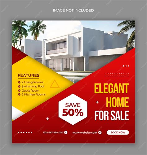 Premium Psd Real Estate Home Sale Instagram Post Web Banner Or Social