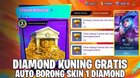 Event Diamond Kuning Gratis Hadir Kembali Tanpa Top Up Auto Borong